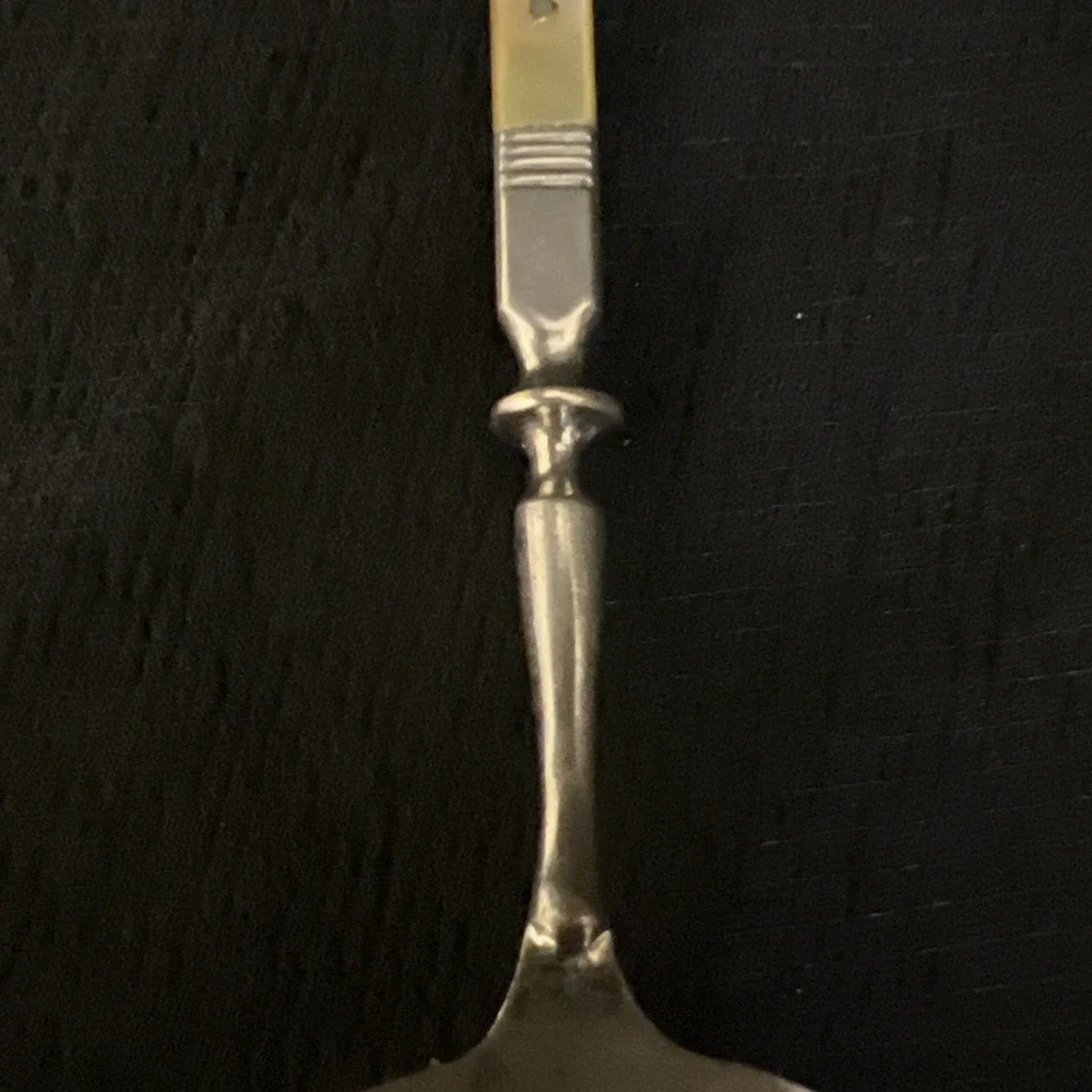 Vintage Mother Of Pearl Handled Specialty Serving Utensil 6